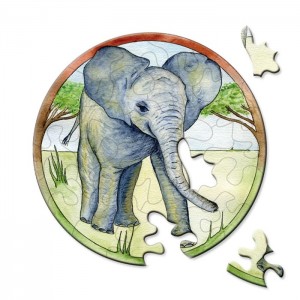 Curiosi: Elephant (33) minipuzzel