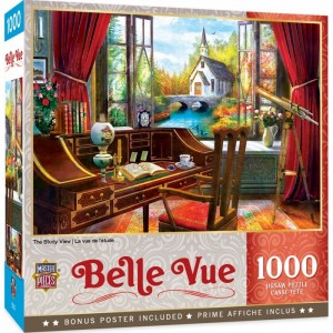 Master Pieces: Belle Vue - The Study View (1000) legpuzzel