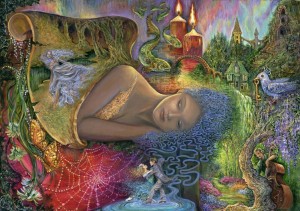 Grafika: Josephine Wall - Dreaming in Color (1500) legpuzzel