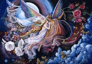 Grafika: Josephine Wall - Eros and Psyche (1500) legpuzzel