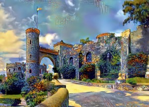 Bluebird: Castillo de Santa Cecilia entrance (1000) legpuzzel