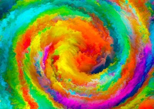 Enjoy: Colorful Gradient Swirl (1000) legpuzzel