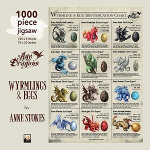 Flame Tree: Age of Dragons - Wyrmlings and Eggs (1000) legpuzzel OP = OP