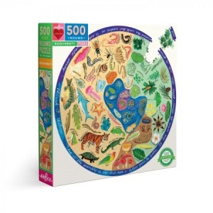 Eeboo: Biodiversity (500) ronde puzzel 