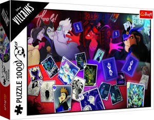 Trefl: Disney Villains - Only Good Cards (1000) legpuzzel