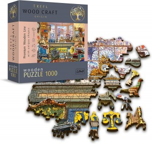Trefl: Wood Craft - Antique Shop (1000) houten legpuzzel