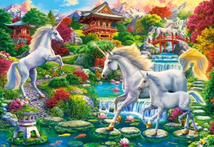 Castorland: Unicorn Garden (1500) legpuzzel