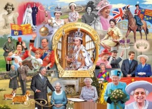 Gibsons: Queen Elizabeth II (1000) legpuzzel