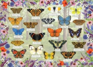 Gibsons: Beautiful Butterflies (1000) vlinderpuzzel