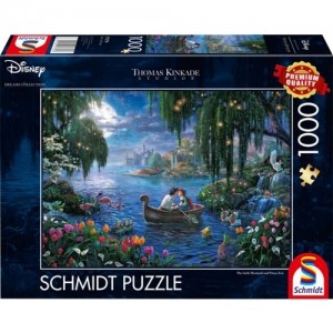 Schmidt: Thomas Kinkade - Disney The Little Mermaid and Prince Eric (1000) legpuzzel