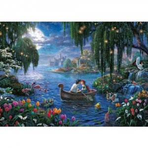 Schmidt: Thomas Kinkade - Disney The Little Mermaid and Prince Eric (1000) legpuzzel