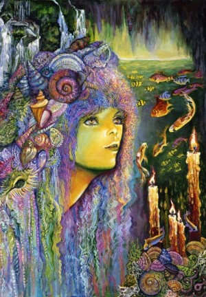 Grafika: Josephine Wall - Shell Maid (1000) verticale puzzel