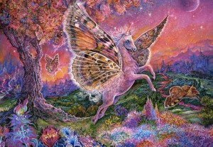 Grafika: Josephine Wall - Fluttercorn Dreamscape (1000) legpuzzel