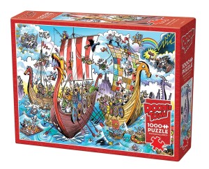 Cobble Hill: Doodletown - Viking Voyage (1000) legpuzzel