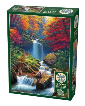 Cobble Hill: Mystic Falls in Autumn (1000) verticale puzzel