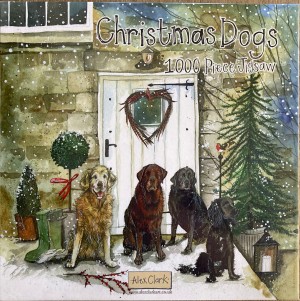 Alex Clark: Christmas Dogs (1000) kerstpuzzel