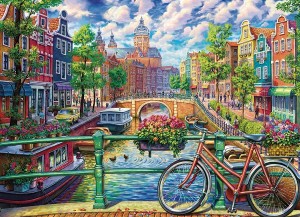 Cobble Hill: Amsterdam Canal (1000) legpuzzel
