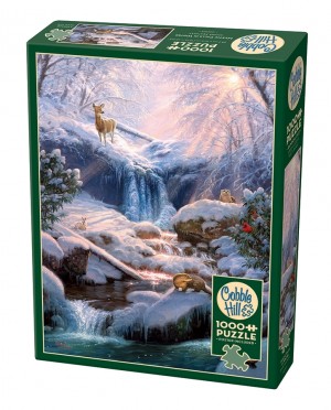 Cobble Hill: Mystic Falls in Winter (1000) verticale puzzel