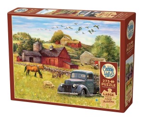 Cobble Hill: Summer Afternoon on the Farm (275XL) Easy Handling puzzel