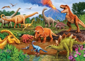 Cobble Hill: Dinos (350) Family puzzel