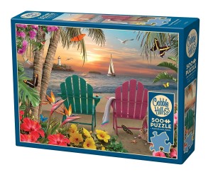 Cobble Hill: Island Paradise (500XL) legpuzzel