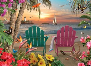 Cobble Hill: Island Paradise (500XL) legpuzzel