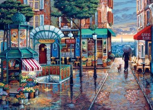 Cobble Hill: Rainy Day Stroll (1000) legpuzzel