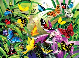 SunsOut: Tropical Butterflies (1000) vlinderpuzzel