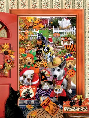 SunsOut: Halloween Beggars (300XL) halloweenpuzzel