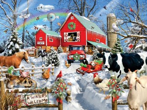 SunsOut: Winter Barn (300XL) winterpuzzel