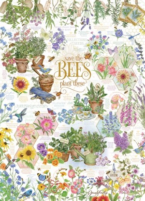 Cobble Hill: Save the Bees (1000) verticale puzzel