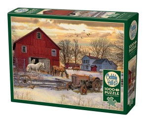 Cobble Hill: Winter on the Farm (1000) winterpuzzel