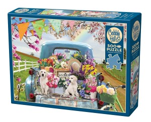 Cobble Hill: Country Truck in Spring (500XL) lentepuzzel