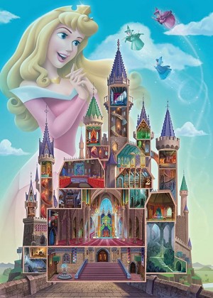 Ravensburger: Disney Castle - Aurora (1000) verticale puzzel