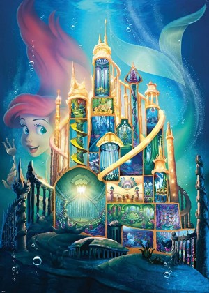 Ravensburger: Disney Castle - Ariël (1000) verticale puzzel