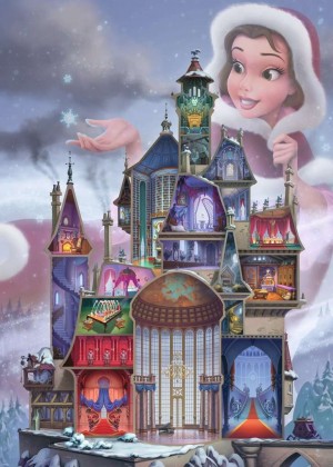 Ravensburger: Disney Castle - Belle (1000) verticale puzzel