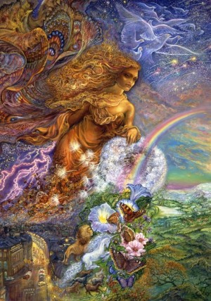 Grafika: Josephine Wall - Wind of Change (1000) verticale puzzel