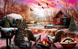 SunsOut: Holiday Camping (550) winterpuzzel