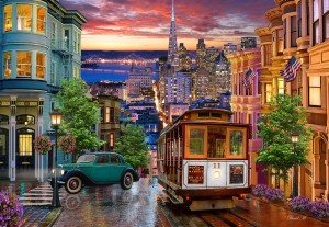 Bluebird: San Francisco Trolley (1000) legpuzzel