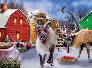 SunsOut: Reindeer Farm (1000) legpuzzel