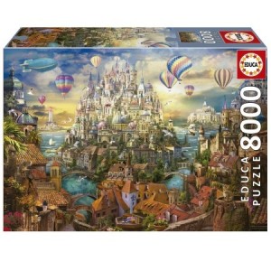 Educa: Dream Town (8000) grote puzzel