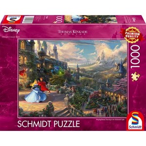 Schmidt: Thomas Kinkade: Sleeping Beauty Dancing in the Enchanted Light (1000) puzzel