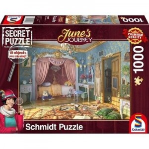 Schmidt: June's Journey - De Slaapkamer van June (1000) secret puzzel
