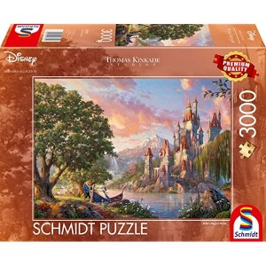 Schmidt: Thomas Kinkade - Disney Belle's Magical World (3000) legpuzzel