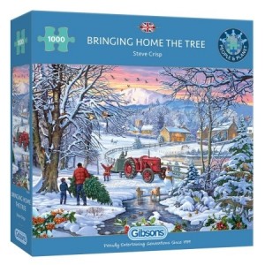 Gibsons: Bringing Home the Tree (1000) kerstpuzzel