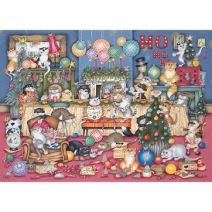 Gibsons: Feline Festivities (1000) kerstpuzzel