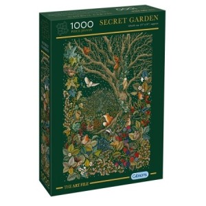 Gibsons: The Art File - Secret Garden (1000) verticale puzzel