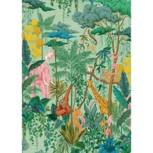 Gibsons: The Art File - Jungle Animals (1000) verticale puzzel