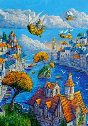 Castorland: The Port (500) verticale puzzel