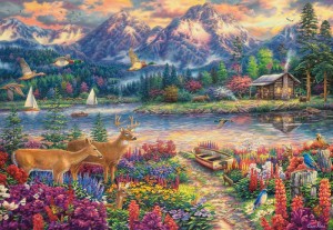 Castorland: Spring Mountain Majesty - Chuck Pinson (1500) legpuzzel